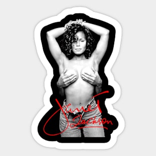 Janet Jackson // 80s rnb Sticker